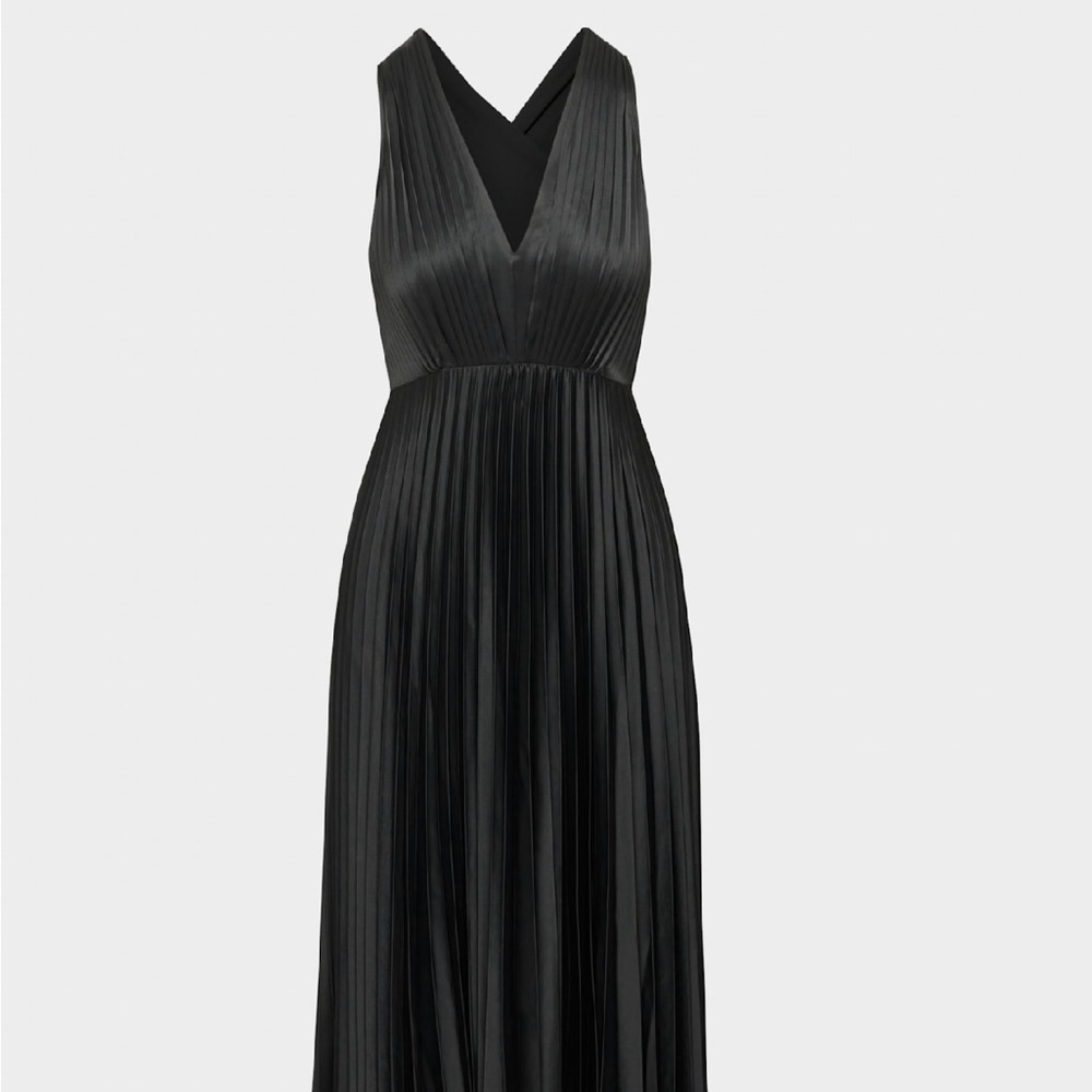 Aritzia Rio Satin Dress - Black